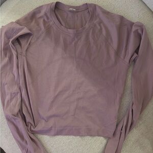 Lululemon Swiftly Tech Cropped Long Sleeve